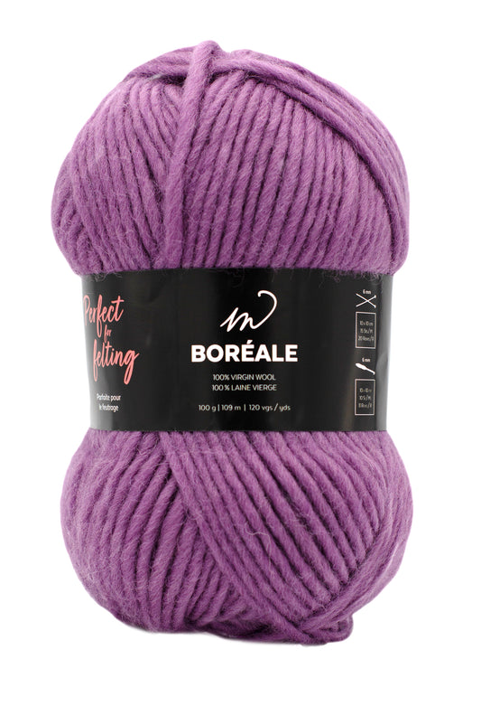 Boréale Yarn (100% Wool)- Violet