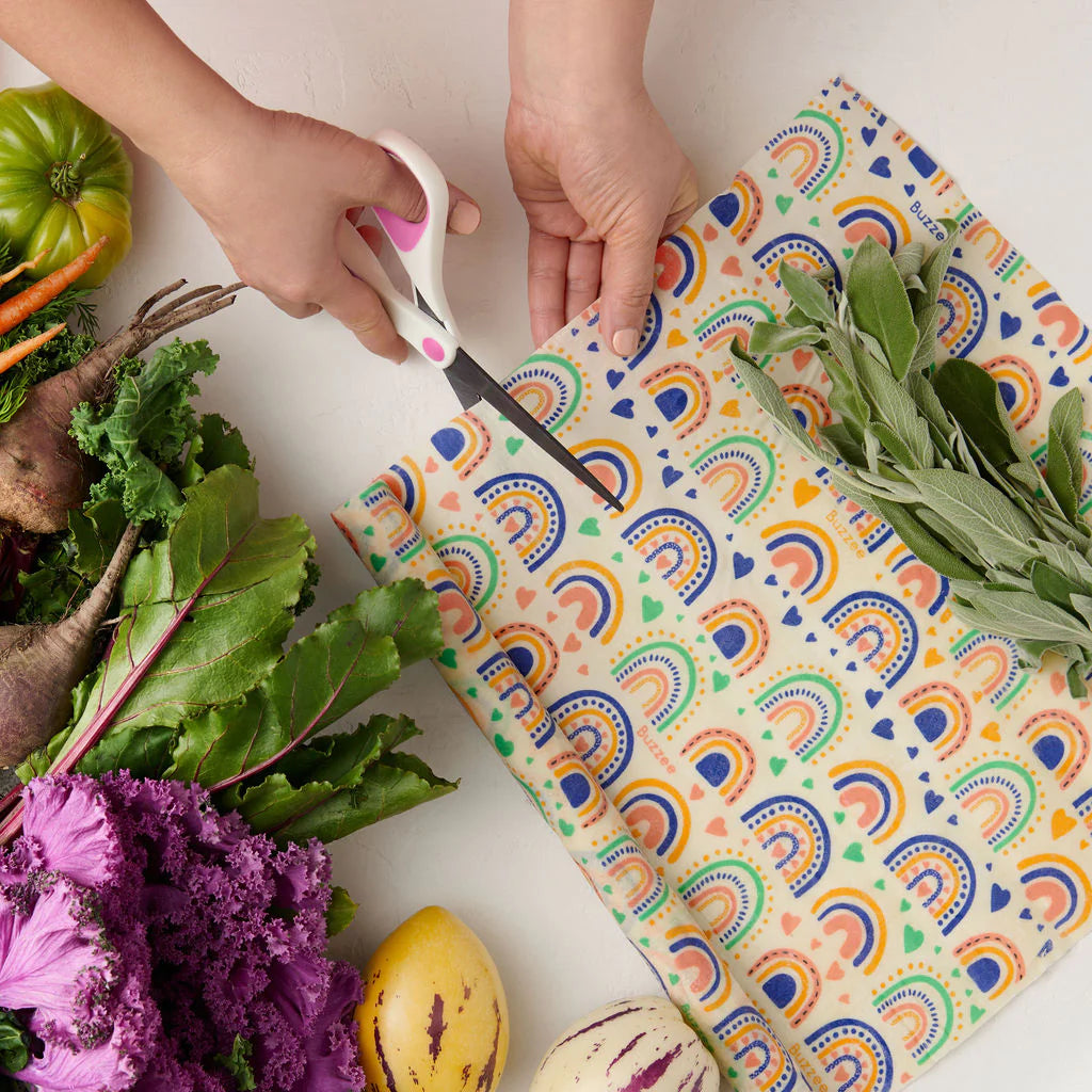 Buzzee Reusable Food Wrap Roll 13x60" Custom Cut