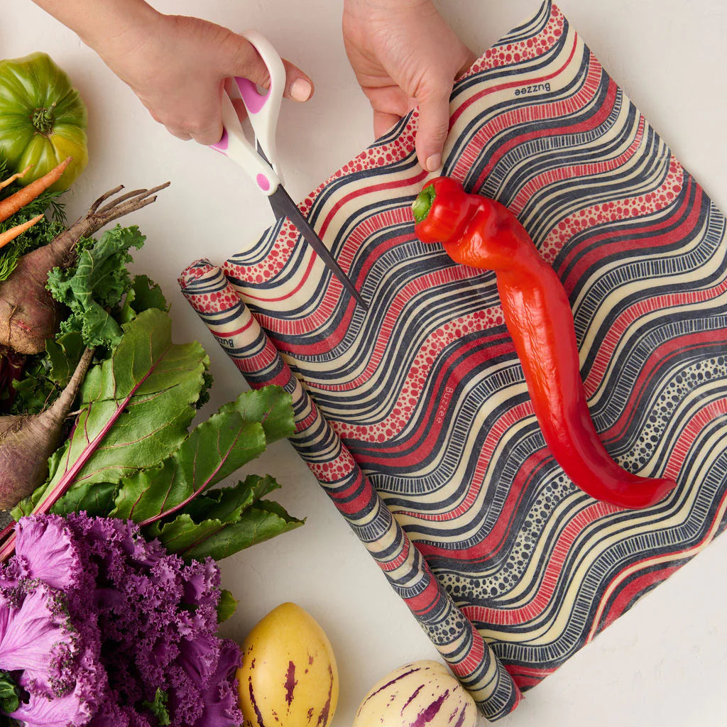 Buzzee Reusable Food Wrap Roll 13x60" Custom Cut