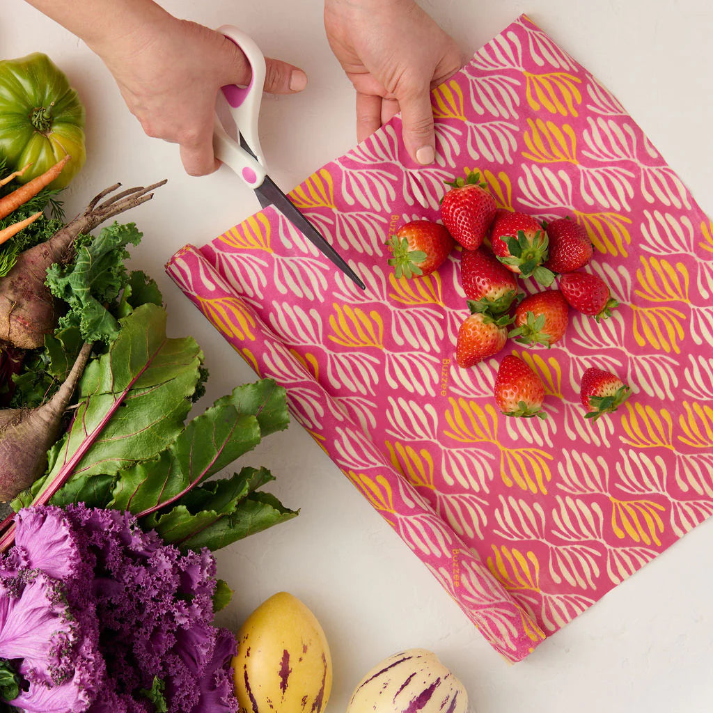 Buzzee Reusable Food Wrap Roll 13x60" Custom Cut
