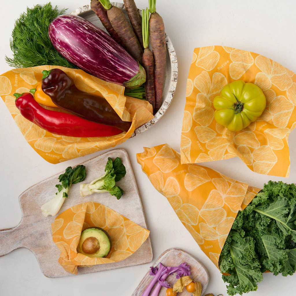 Buzzee Reusable Foodwraps 4-Pack