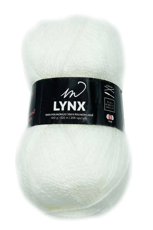 Lynx Yarn (100% Brushed Polyacrylic)- Cloud