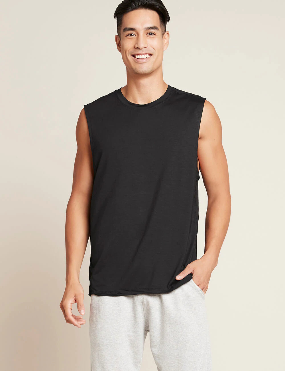 Mens Active Muscle T-shirt- Black