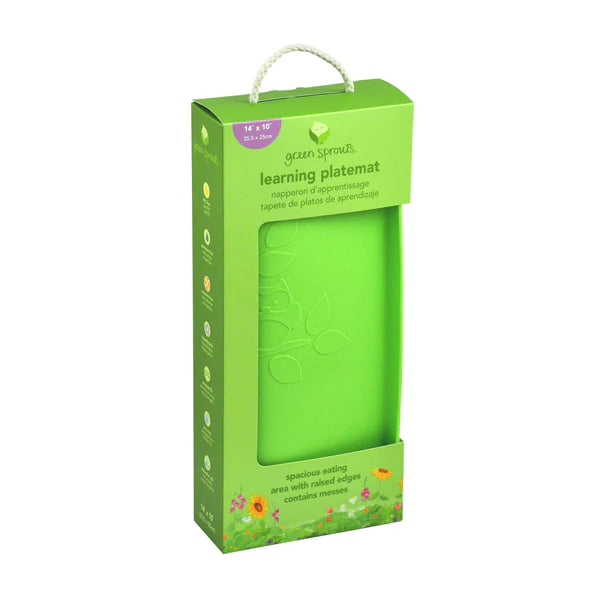 Green Sprouts Finger Food Platemat - Aqua