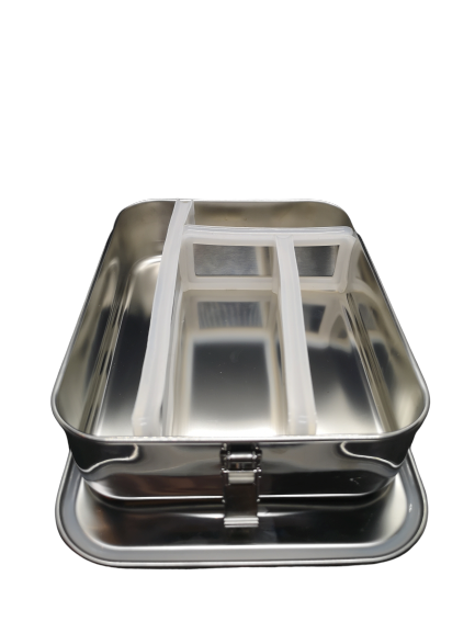 Stainless Steel Bento Box with Removeable Dividers