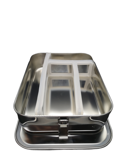 Stainless Steel Bento Box with Removeable Dividers