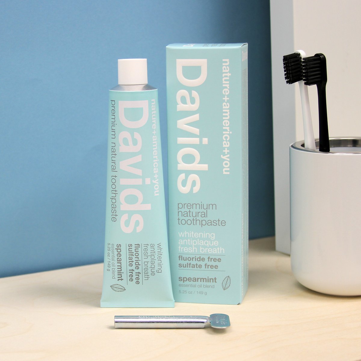 Davids Premium Natural Toothpaste - Spearmint