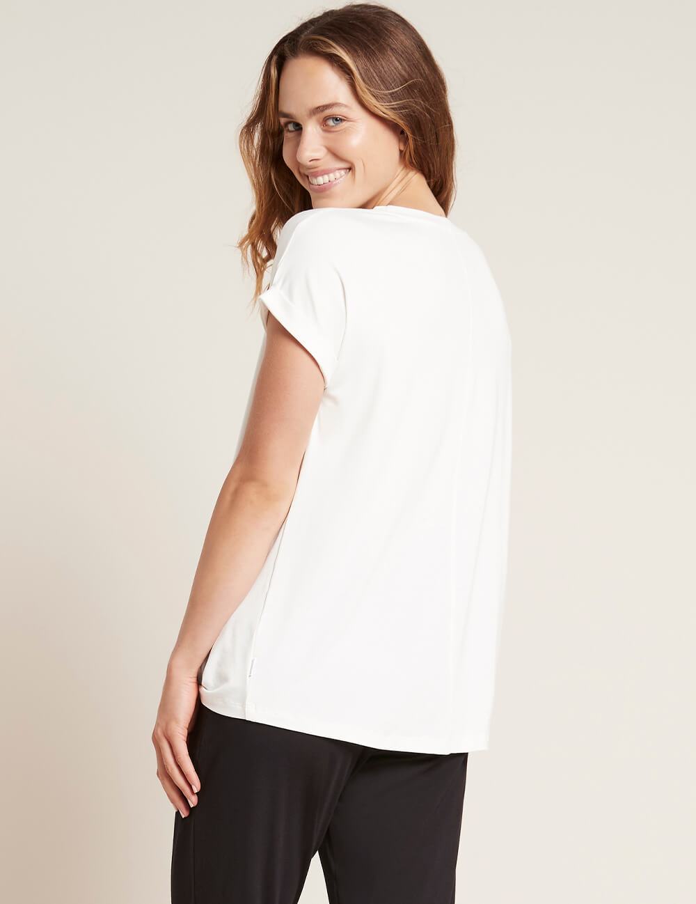 Downtime Lounge Top- Natural White