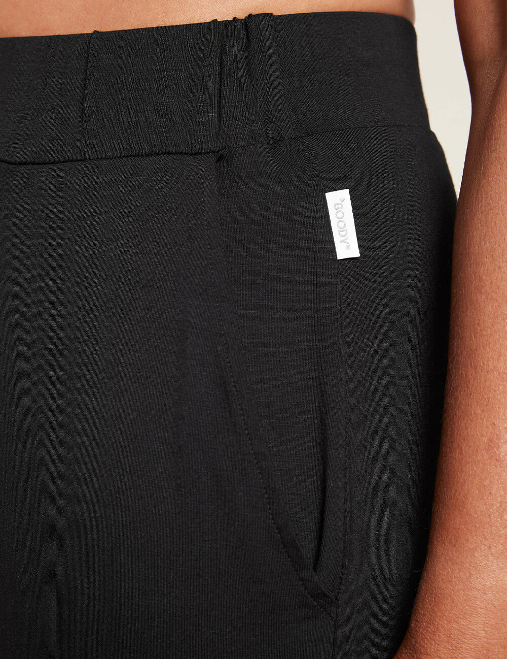 Downtime Wide Leg Lounge Pant- Black
