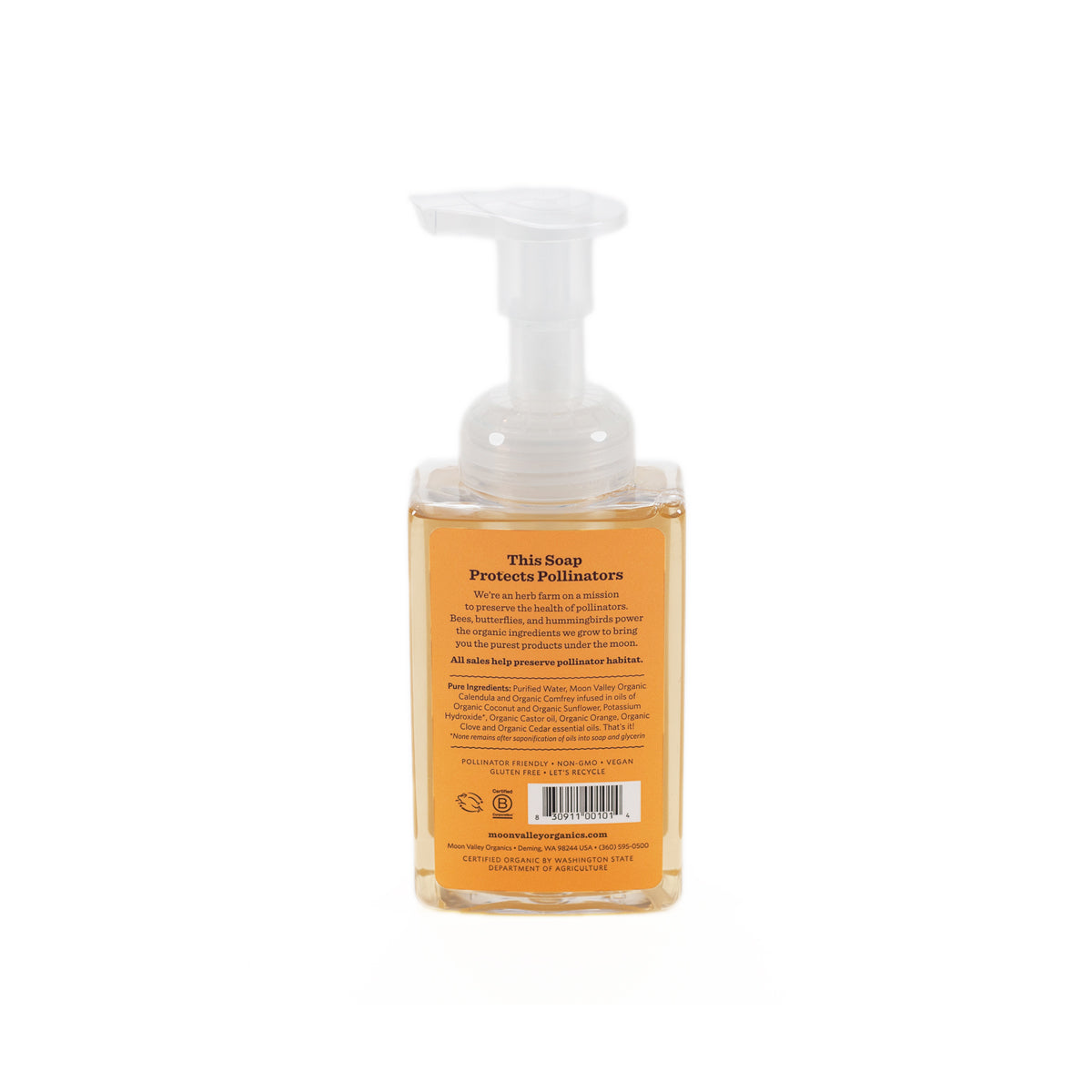 Herbal Foaming Hand Soap Orange Spice