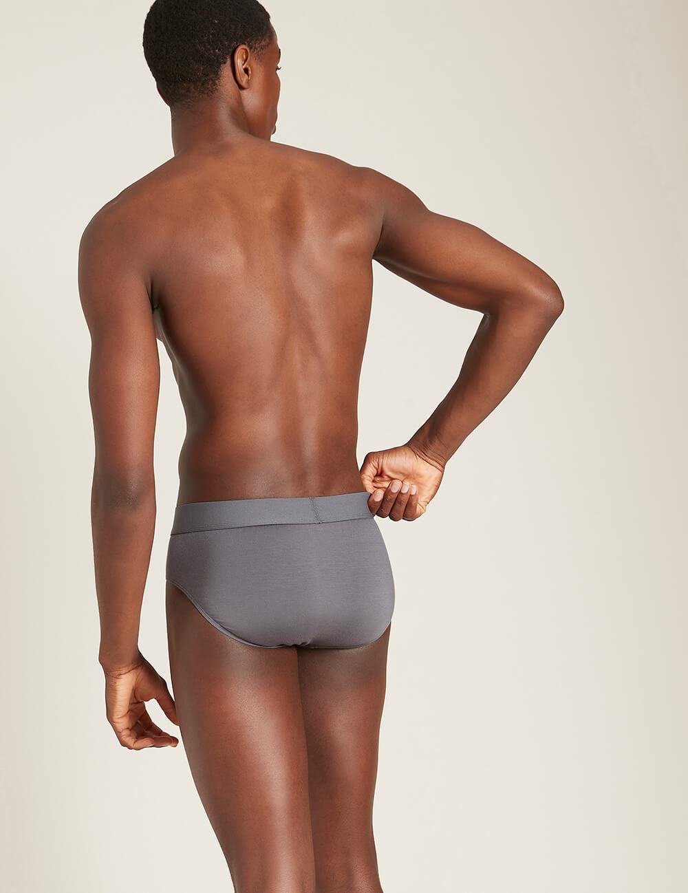 Mens Ash Brief with Elastic Waistband
