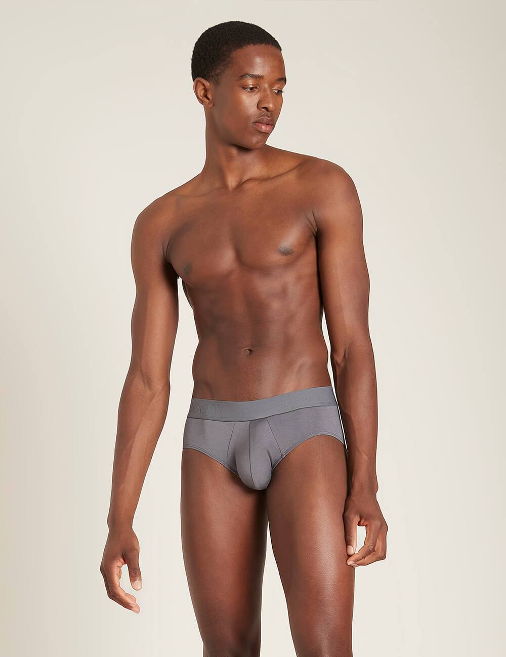 Mens Ash Brief with Elastic Waistband