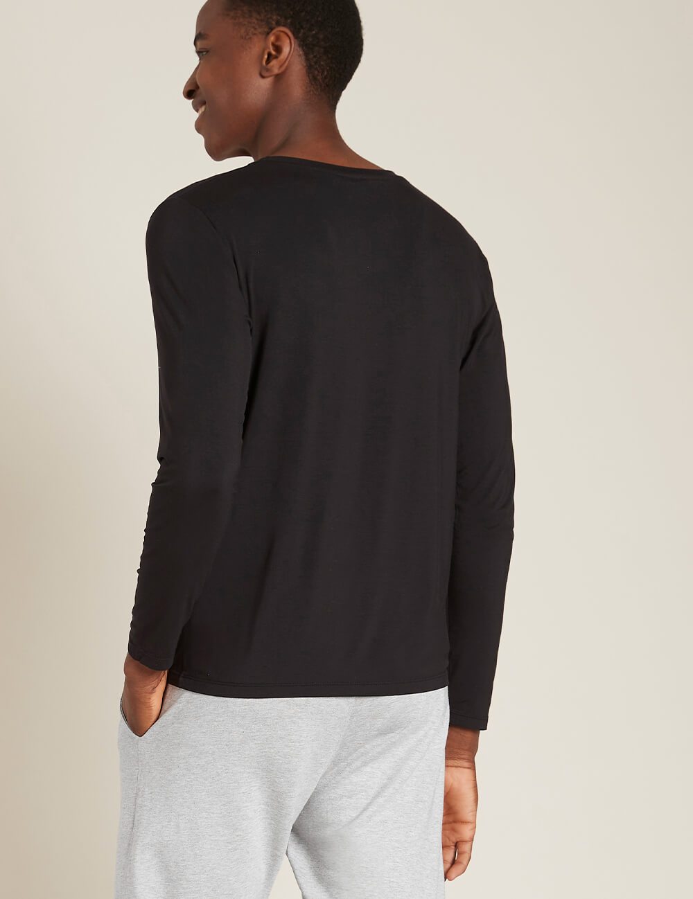 Men's Long Sleeve T-Shirt Black