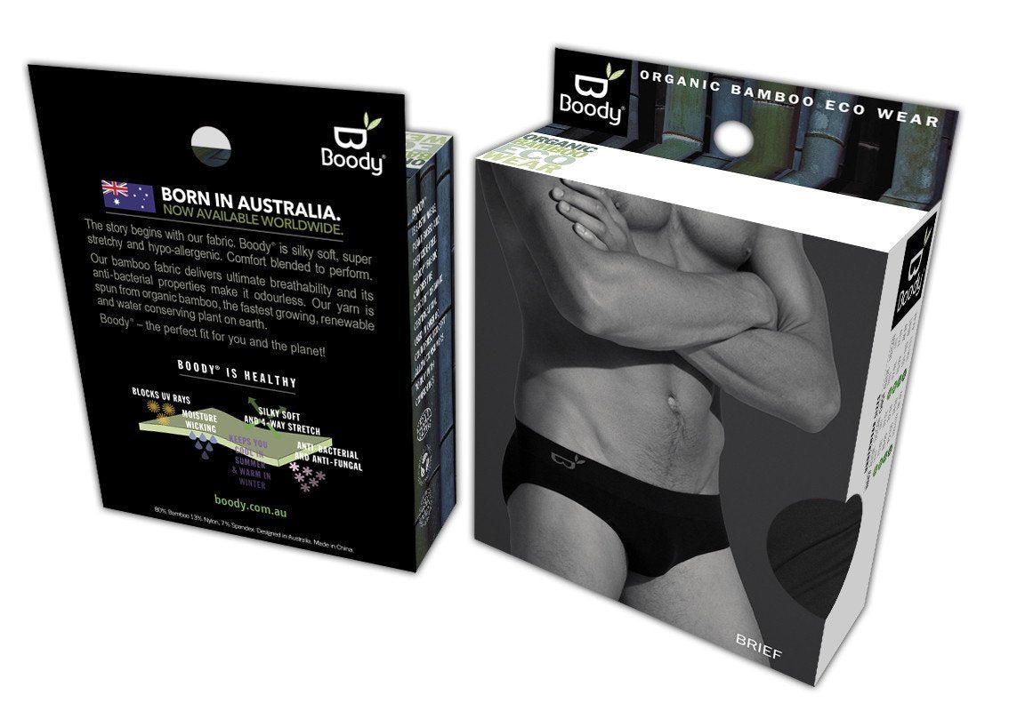 Mens Brief Black