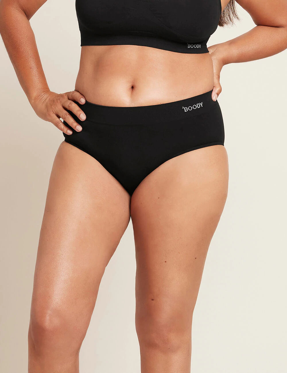 Boody Body EcoWear Women's Classic Bikini - Bamboo Viscose - Sporty Cooling  Underwear - Black : : Fashion