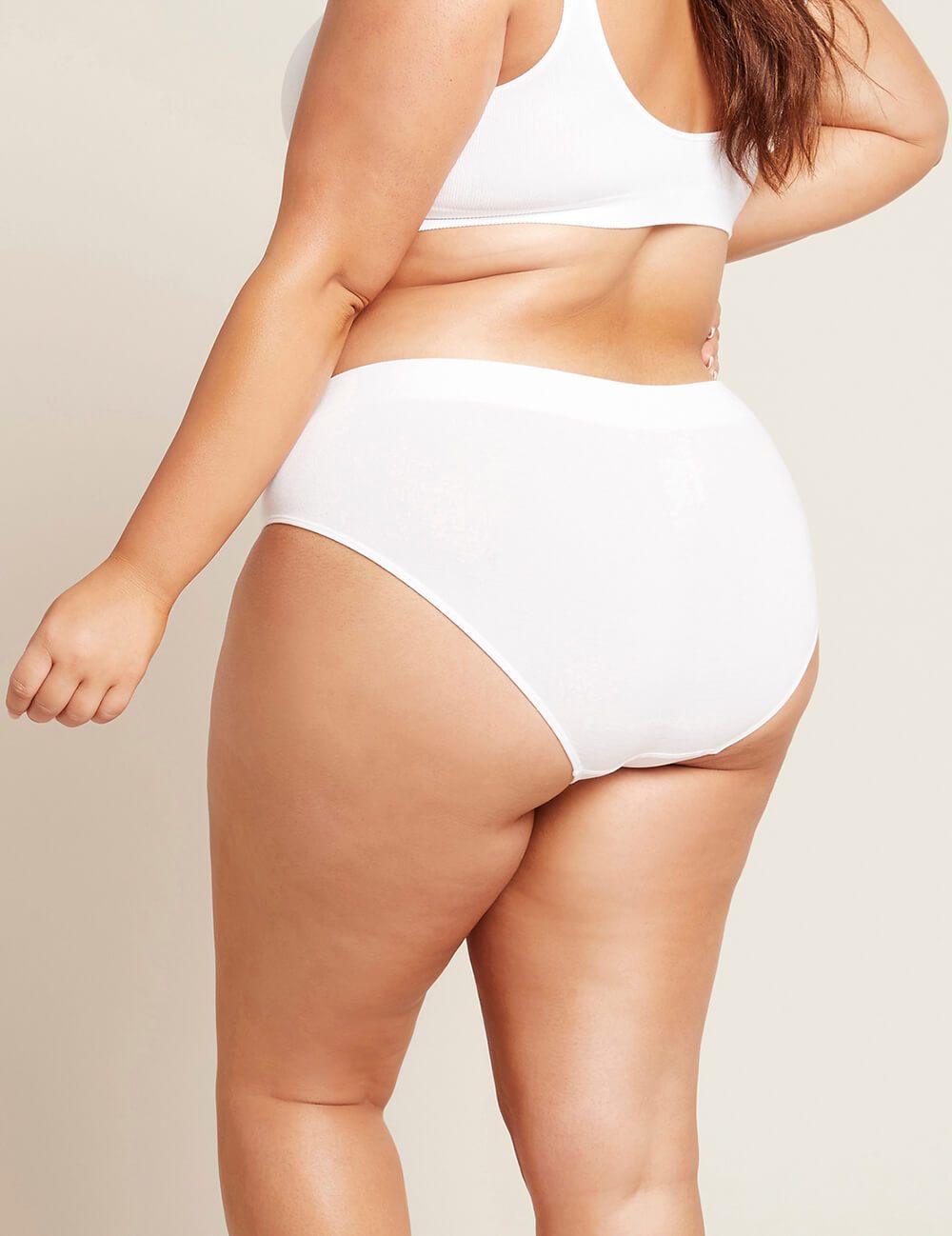 Midi Brief in White