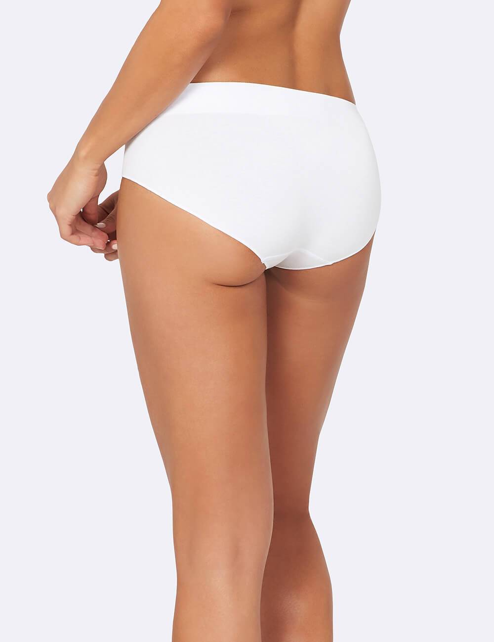 Midi Brief in White