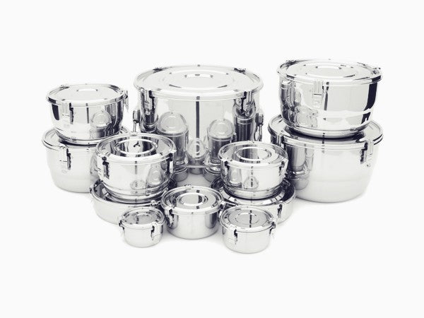 3 Clip Air Tight Food Storage Container with Dividers