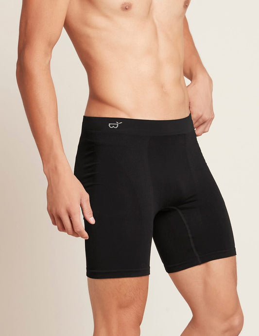 Mens Long Boxers Black