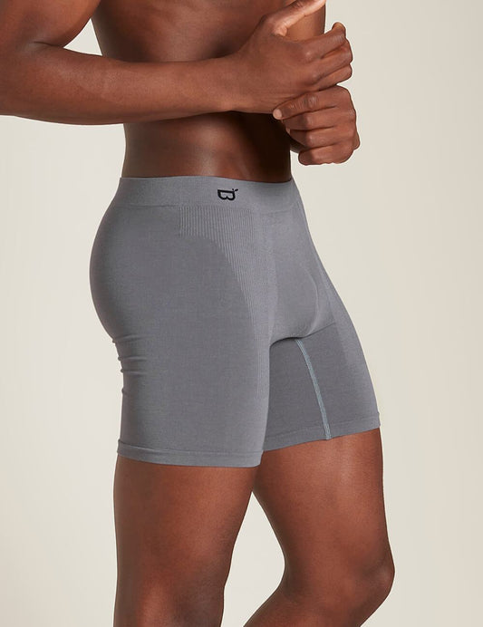 Mens Long Boxers Grey