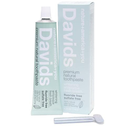 Davids Premium Natural Toothpaste - Peppermint