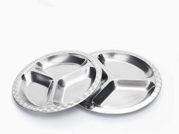 Medium Round Divided Plate