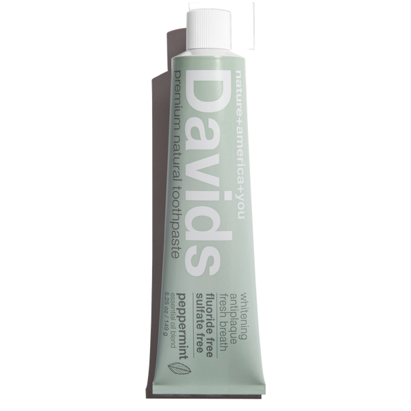 Davids Premium Natural Toothpaste - Peppermint