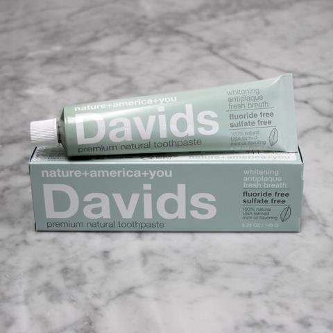 Davids Premium Natural Toothpaste - Peppermint
