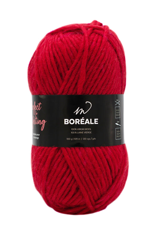 Boréale Yarn (100% Wool)- Red