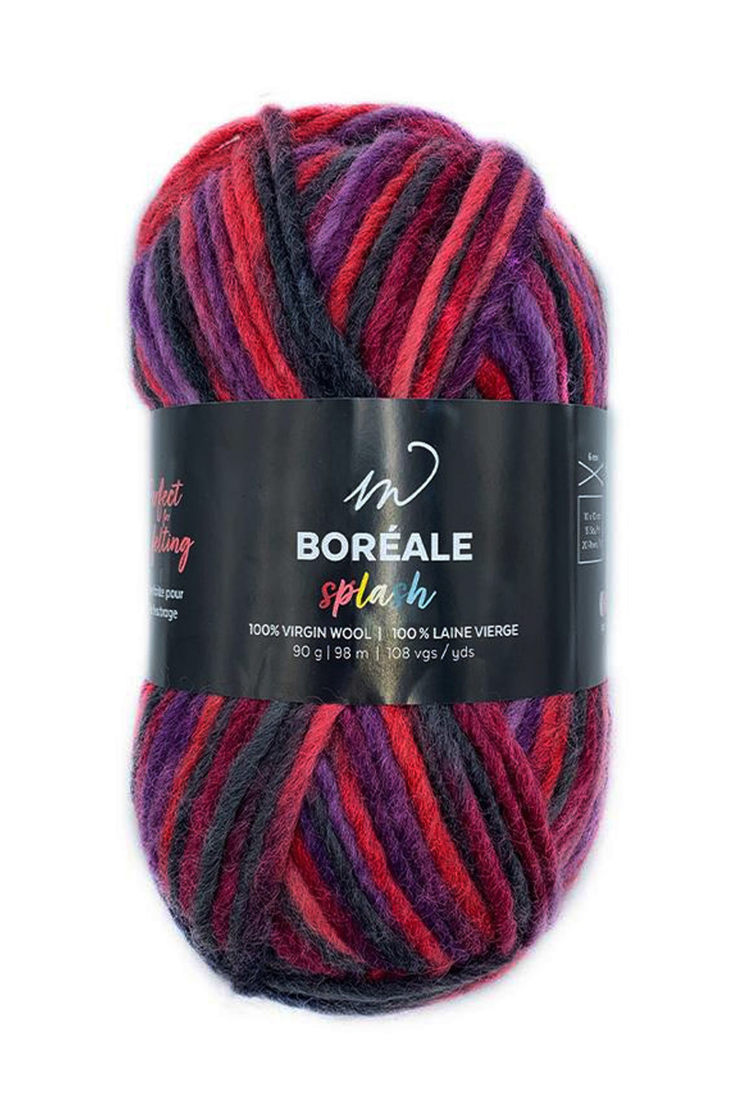 Boréale Yarn (100% Wool)- Cherry Blast