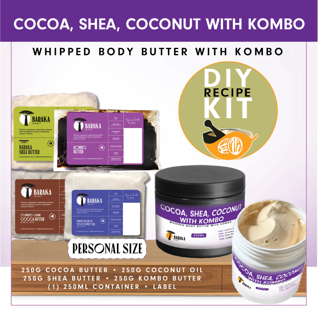 Ultimate Whipped Body Butter With Kombo Recipe Kit