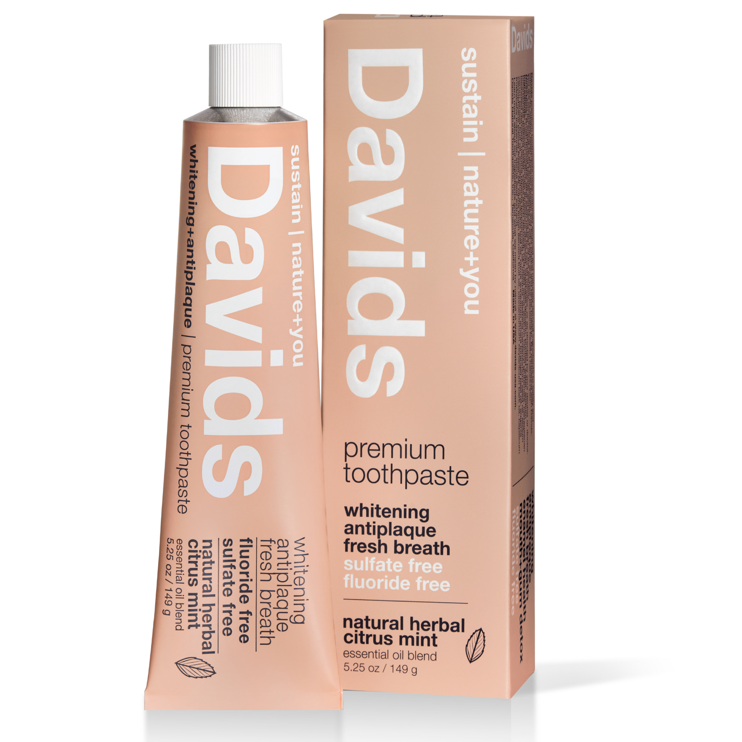 Davids Premium Natural Toothpaste - Herbal Citrus