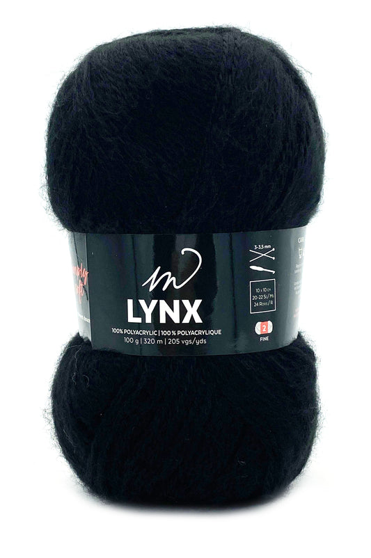 Lynx Yarn (100% Brushed Polyacrylic)- Dark Night