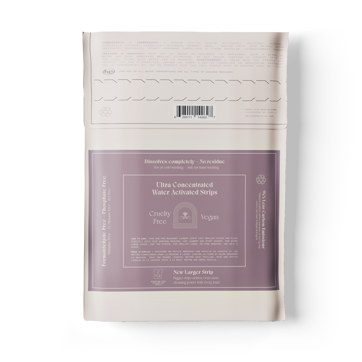 Laundry Detergent Strips- Lavender Bloom