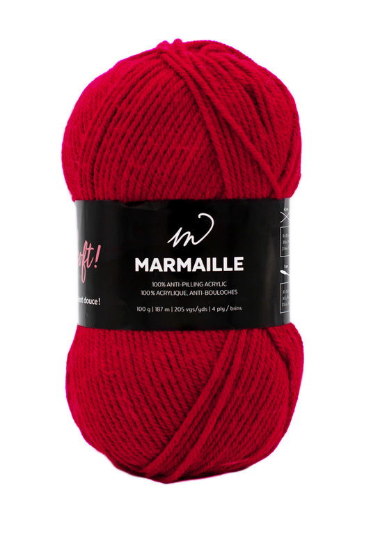 Marmaille Yarn (100% Acrylic)- Cardinal