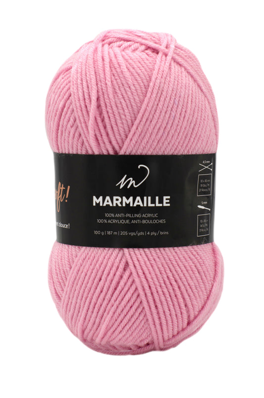Marmaille Yarn (100% Acrylic)- Cotton Candy