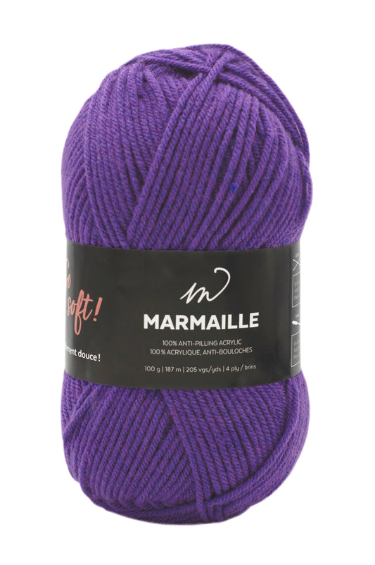 Marmaille Yarn (100% Acrylic)- Purple