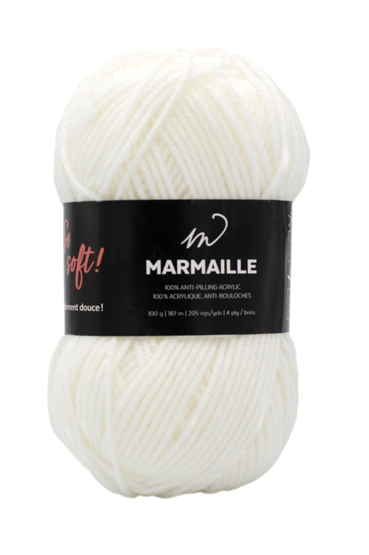 Marmaille Yarn (100% Acrylic)- White