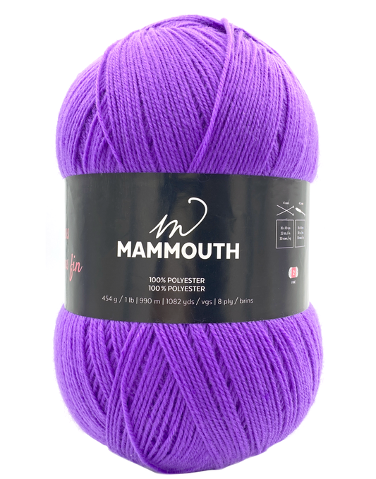 Mammouth Yarn (100% Polyester)- Lavender