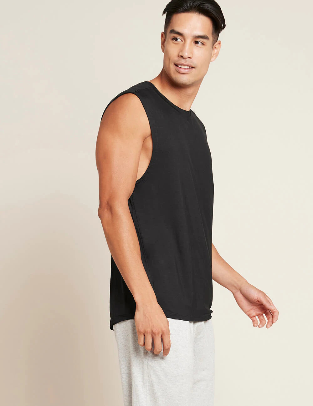 Mens Active Muscle T-shirt- Black