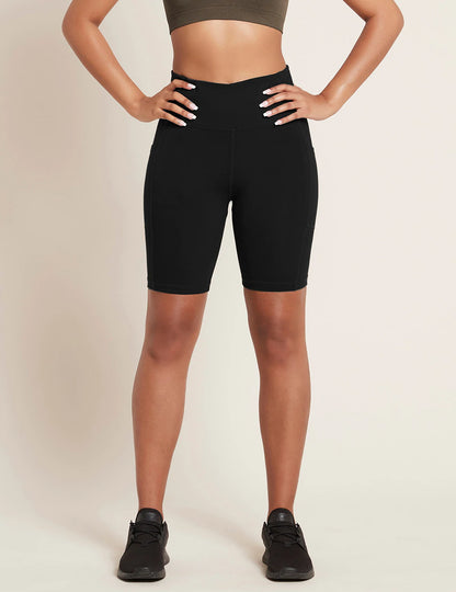 Active High-Waist 8" Shorts w/ Pockets- Size XL