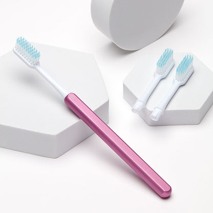 Nada Pink Toothbrush + 2 brush heads