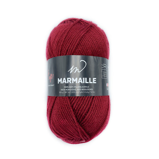 Marmaille Yarn (100% Acrylic)- Red Wine