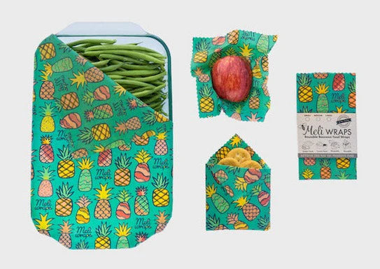 Hawaiian Meli Beeswax Food Wrap 3 Packs