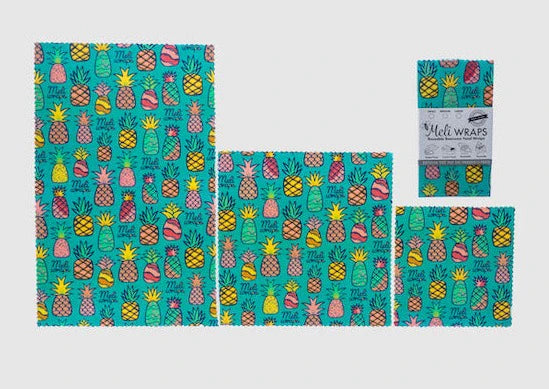 Hawaiian Meli Beeswax Food Wrap 3 Packs