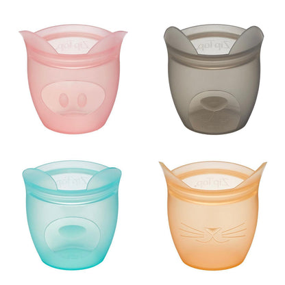 Baby Snack Container- Pig- Pink