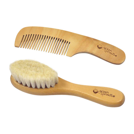 Green Sprouts Brush and Comb Set