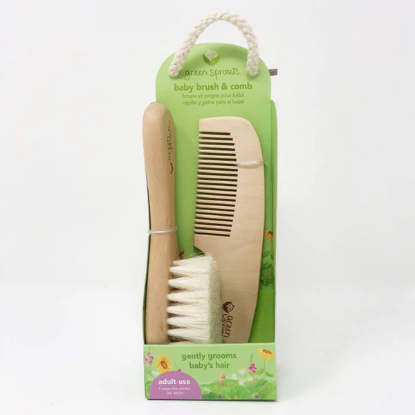 Green Sprouts Brush and Comb Set