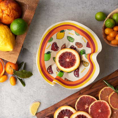 Buzzee Reusable Food Wrap Rounds - Citrus