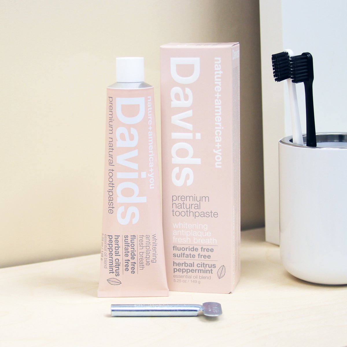 Davids Premium Natural Toothpaste - Herbal Citrus